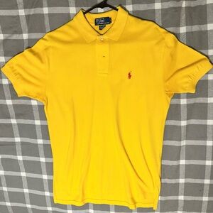 Polo by Ralph Lauren Men's Yellow Polo Shirt